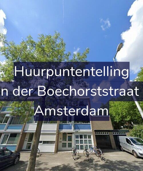 Foto gevel Huurpuntentelling voor Van der Boechorststraat 42, Amsterdam