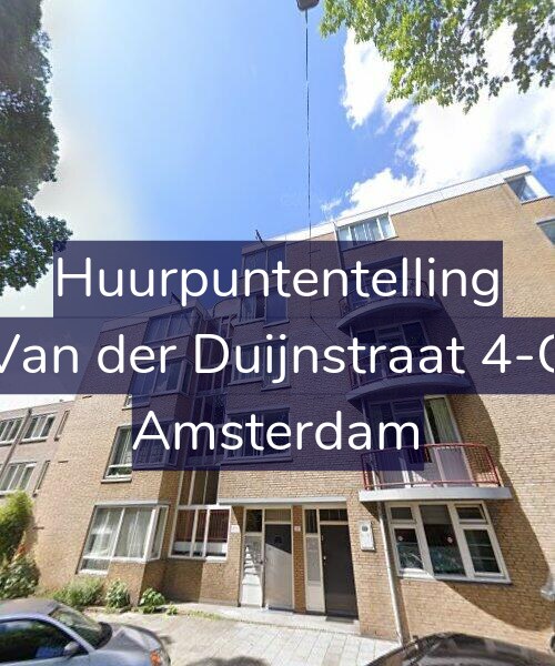 Foto gevel Huurpuntentelling voor Van der Duijnstraat 4-C, Amsterdam