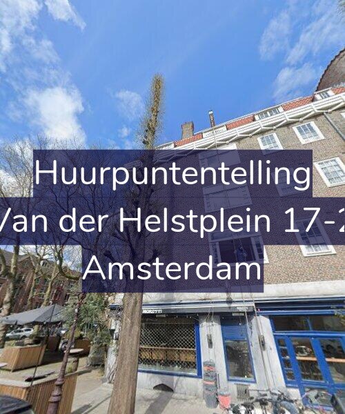 Foto gevel Huurpuntentelling voor Van der Helstplein 17-2, Amsterdam