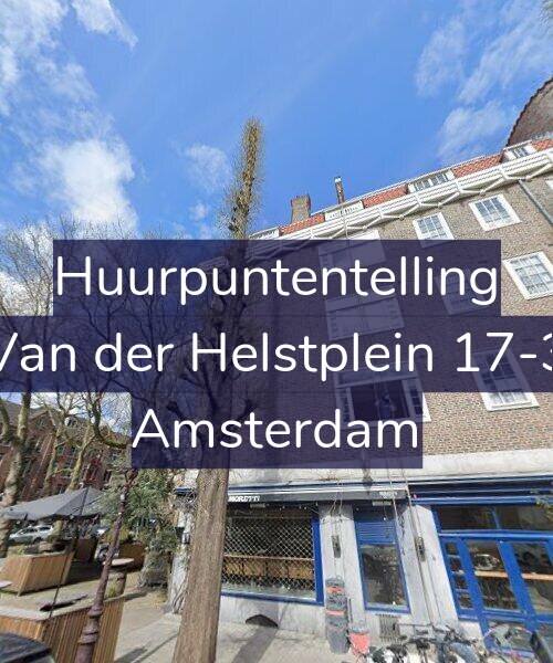 Foto gevel Huurpuntentelling voor Van der Helstplein 17-3, Amsterdam