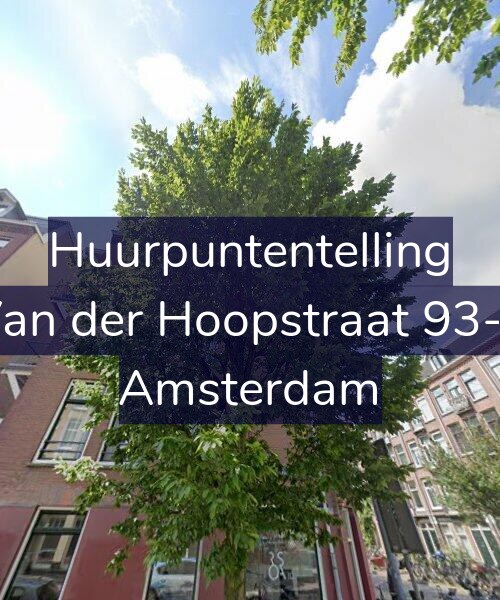 Foto gevel Huurpuntentelling voor Van der Hoopstraat 93-2, Amsterdam