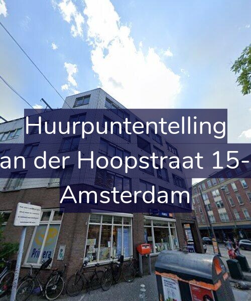 Foto gevel Huurpuntentelling voor Van der Hoopstraat 15-H, Amsterdam