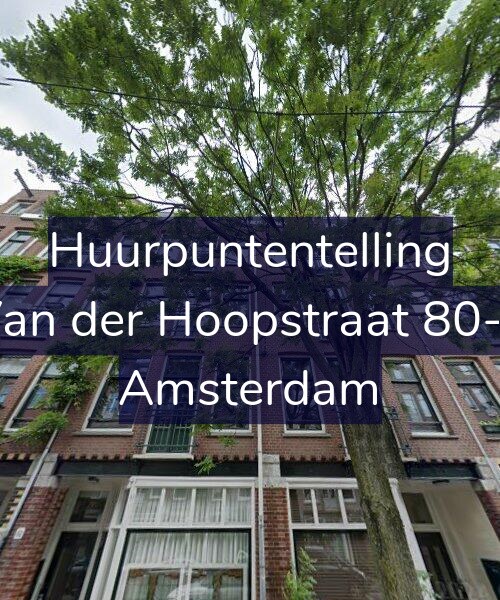 Foto gevel Huurpuntentelling voor Van der Hoopstraat 80-3, Amsterdam