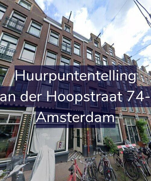 Foto gevel Huurpuntentelling voor Van der Hoopstraat 74-H, Amsterdam