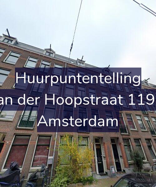Foto gevel Huurpuntentelling voor Van der Hoopstraat 119-1, Amsterdam