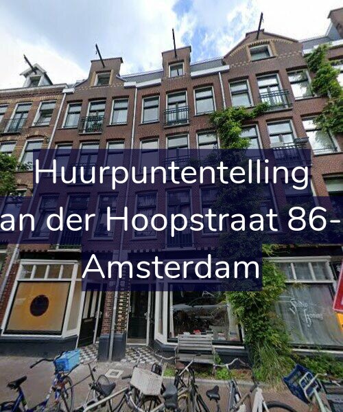Foto gevel Huurpuntentelling voor Van der Hoopstraat 86-H, Amsterdam