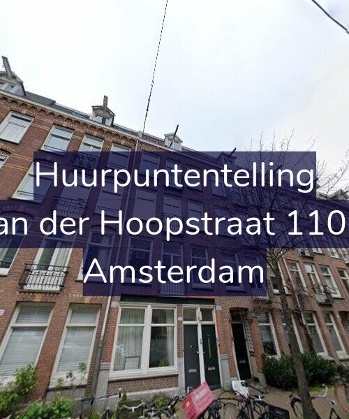 Foto gevel Huurpuntentelling voor Van der Hoopstraat 110-2, Amsterdam