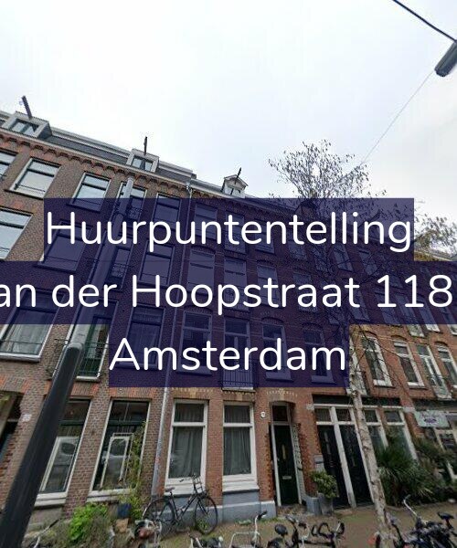 Foto gevel Huurpuntentelling voor Van der Hoopstraat 118-3, Amsterdam