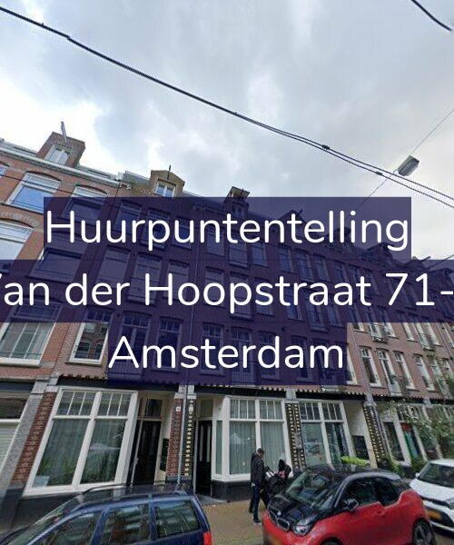 Foto gevel Huurpuntentelling voor Van der Hoopstraat 71-1, Amsterdam