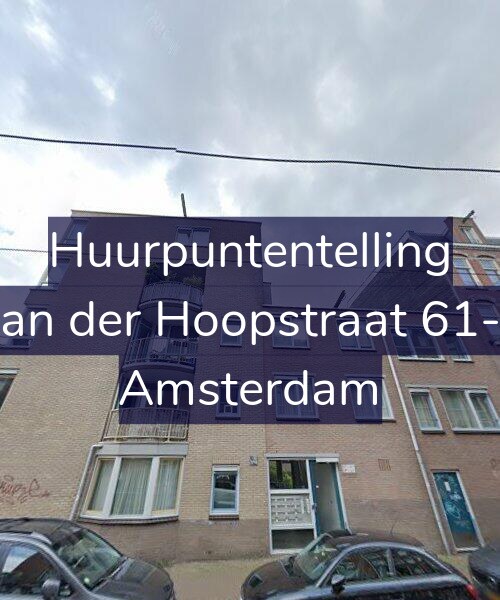 Foto gevel Huurpuntentelling voor Van der Hoopstraat 61-B, Amsterdam