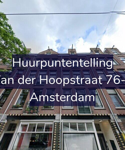 Foto gevel Huurpuntentelling voor Van der Hoopstraat 76-2, Amsterdam