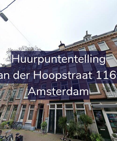Foto gevel Huurpuntentelling voor Van der Hoopstraat 116-1, Amsterdam
