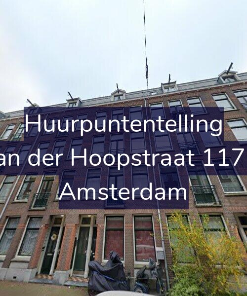 Foto gevel Huurpuntentelling voor Van der Hoopstraat 117-2, Amsterdam