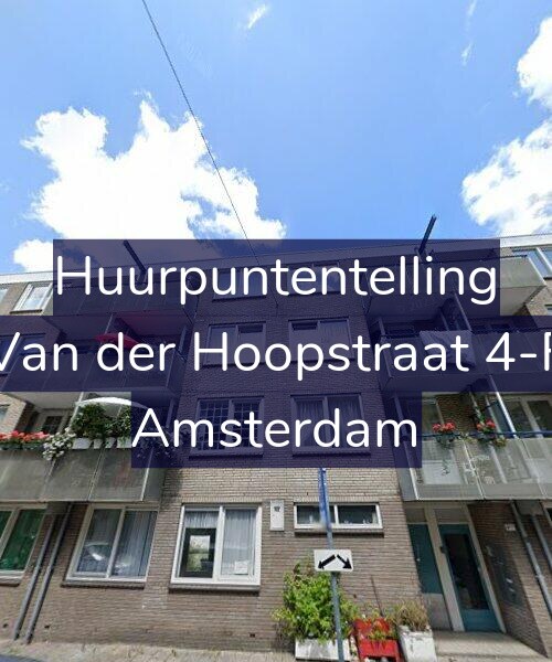 Foto gevel Huurpuntentelling voor Van der Hoopstraat 4-F, Amsterdam