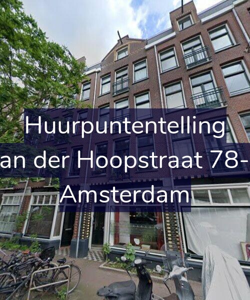 Foto gevel Huurpuntentelling voor Van der Hoopstraat 78-H, Amsterdam