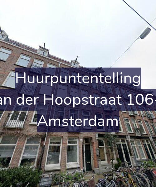 Foto gevel Huurpuntentelling voor Van der Hoopstraat 106-H, Amsterdam