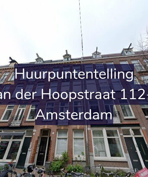 Foto gevel Huurpuntentelling voor Van der Hoopstraat 112-H, Amsterdam