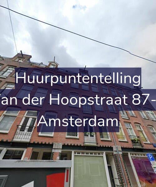 Foto gevel Huurpuntentelling voor Van der Hoopstraat 87-2, Amsterdam