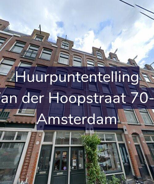 Foto gevel Huurpuntentelling voor Van der Hoopstraat 70-1, Amsterdam