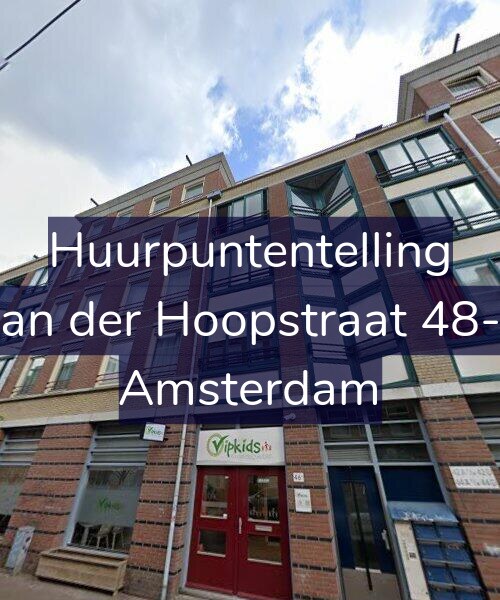 Foto gevel Huurpuntentelling voor Van der Hoopstraat 48-C, Amsterdam