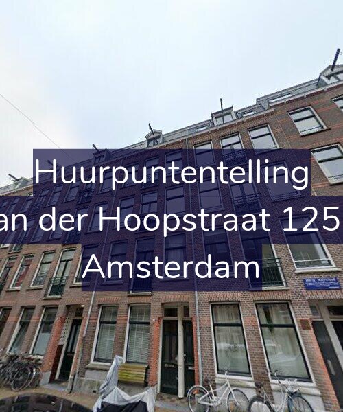 Foto gevel Huurpuntentelling voor Van der Hoopstraat 125-1, Amsterdam
