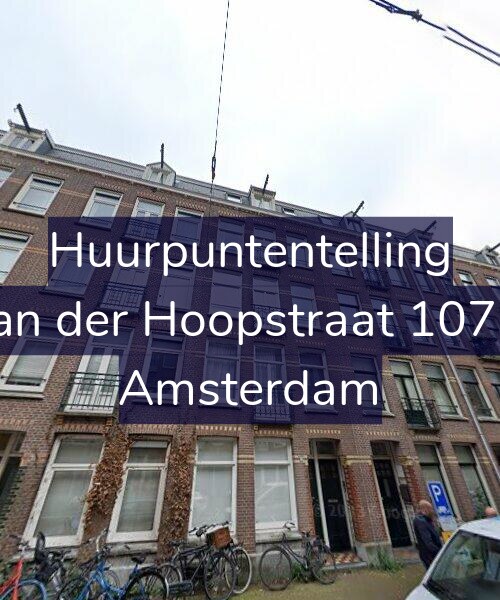 Foto gevel Huurpuntentelling voor Van der Hoopstraat 107-1, Amsterdam