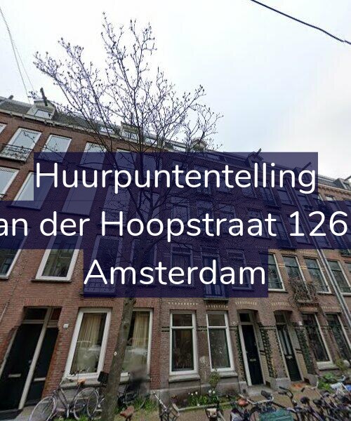 Foto gevel Huurpuntentelling voor Van der Hoopstraat 126-2, Amsterdam