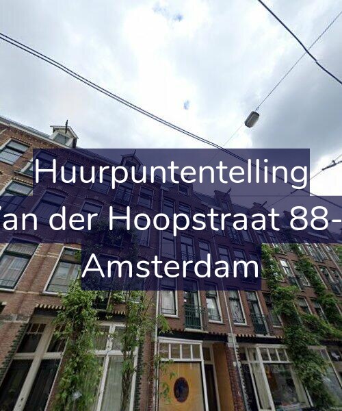 Foto gevel Huurpuntentelling voor Van der Hoopstraat 88-2, Amsterdam