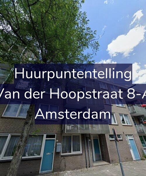 Foto gevel Huurpuntentelling voor Van der Hoopstraat 8-A, Amsterdam