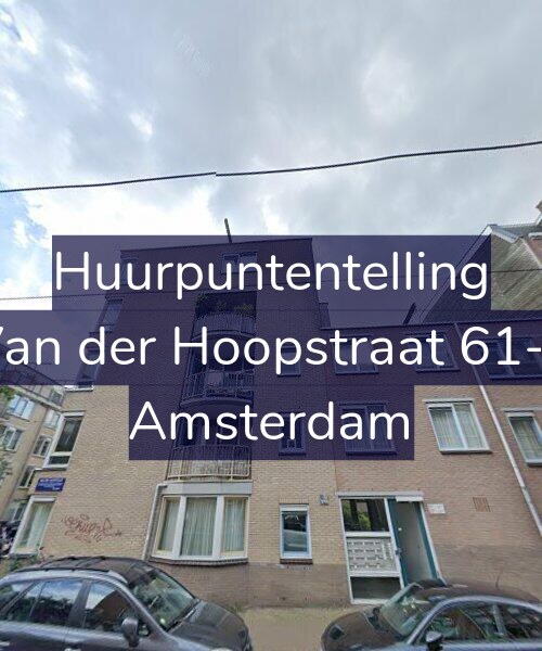Foto gevel Huurpuntentelling voor Van der Hoopstraat 61-L, Amsterdam