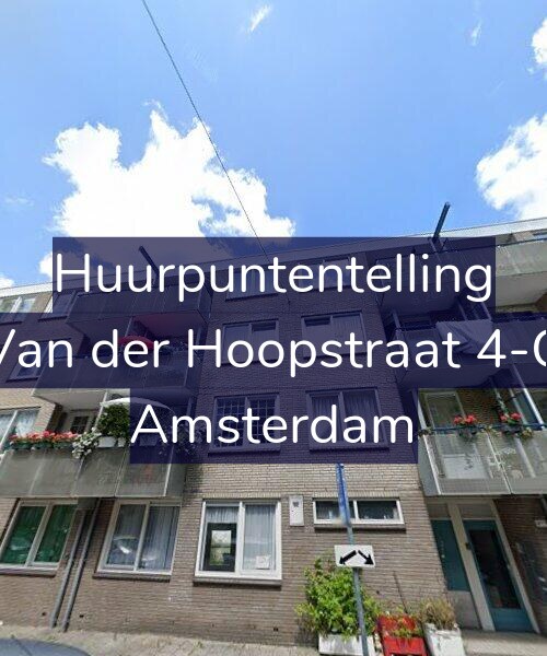 Foto gevel Huurpuntentelling voor Van der Hoopstraat 4-G, Amsterdam