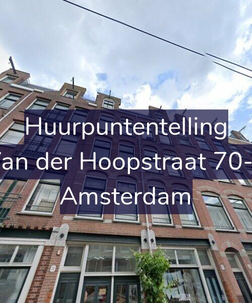 Foto gevel Huurpuntentelling voor Van der Hoopstraat 70-2, Amsterdam