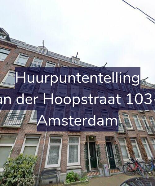 Foto gevel Huurpuntentelling voor Van der Hoopstraat 103-H, Amsterdam
