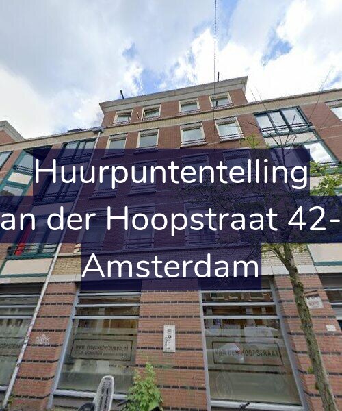 Foto gevel Huurpuntentelling voor Van der Hoopstraat 42-A, Amsterdam