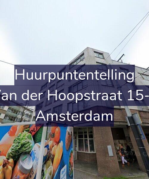 Foto gevel Huurpuntentelling voor Van der Hoopstraat 15-F, Amsterdam