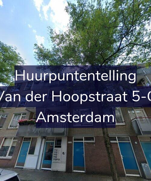 Foto gevel Huurpuntentelling voor Van der Hoopstraat 5-C, Amsterdam