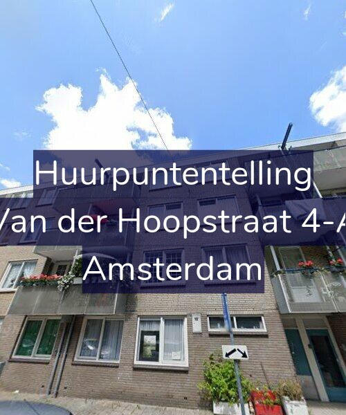 Foto gevel Huurpuntentelling voor Van der Hoopstraat 4-A, Amsterdam
