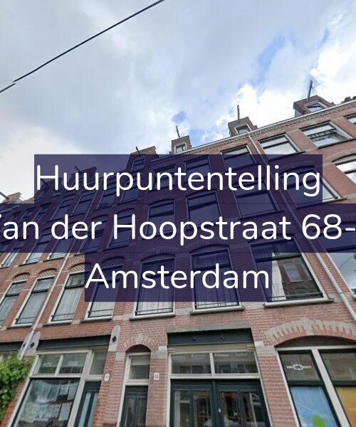 Foto gevel Huurpuntentelling voor Van der Hoopstraat 68-2, Amsterdam