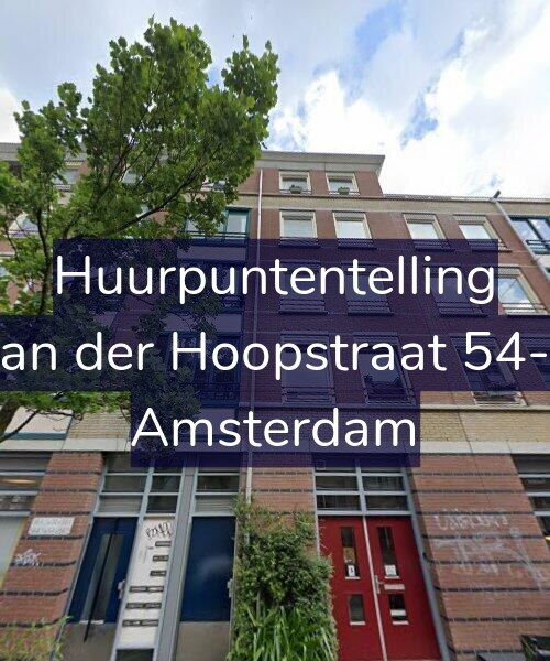Foto gevel Huurpuntentelling voor Van der Hoopstraat 54-A, Amsterdam