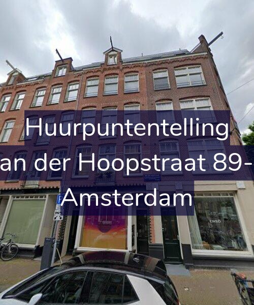 Foto gevel Huurpuntentelling voor Van der Hoopstraat 89-H, Amsterdam