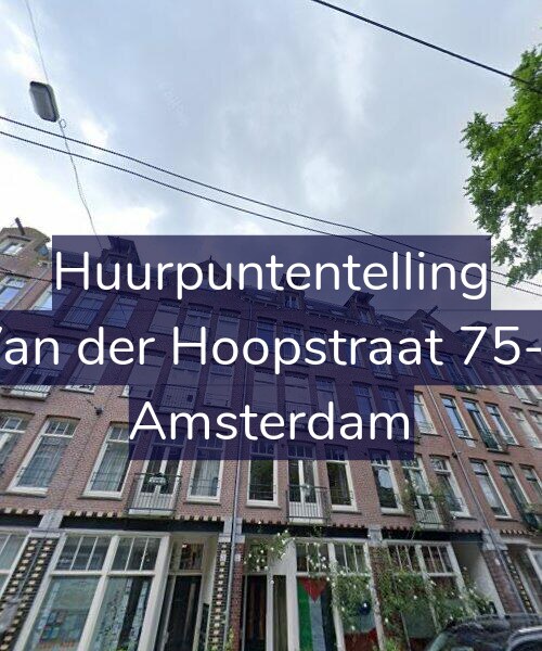 Foto gevel Huurpuntentelling voor Van der Hoopstraat 75-3, Amsterdam