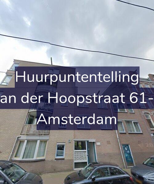 Foto gevel Huurpuntentelling voor Van der Hoopstraat 61-A, Amsterdam