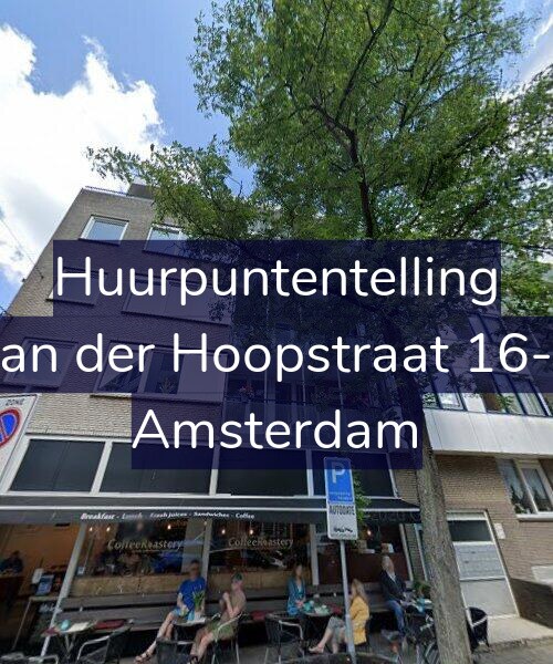 Foto gevel Huurpuntentelling voor Van der Hoopstraat 16-A, Amsterdam
