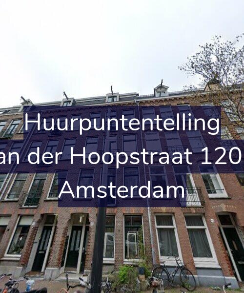 Foto gevel Huurpuntentelling voor Van der Hoopstraat 120-3, Amsterdam
