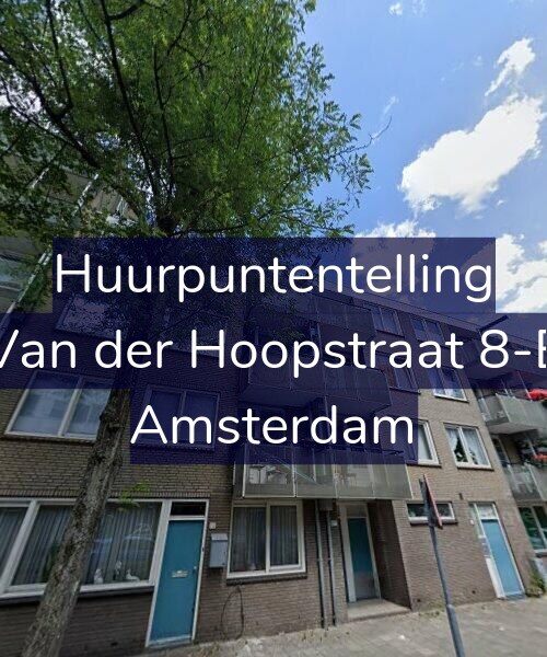 Foto gevel Huurpuntentelling voor Van der Hoopstraat 8-E, Amsterdam