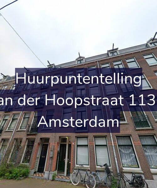 Foto gevel Huurpuntentelling voor Van der Hoopstraat 113-3, Amsterdam