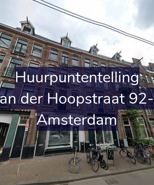 Foto gevel Huurpuntentelling voor Van der Hoopstraat 92-H, Amsterdam
