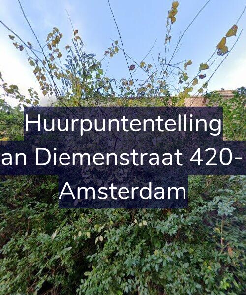 Foto gevel Huurpuntentelling voor Van Diemenstraat 420-H, Amsterdam