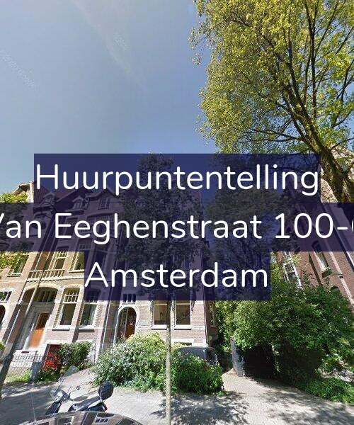 Foto gevel Huurpuntentelling voor Van Eeghenstraat 100-C, Amsterdam