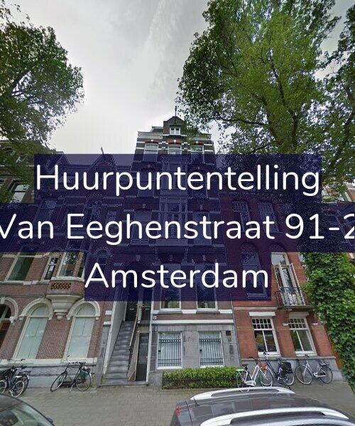 Foto gevel Huurpuntentelling voor Van Eeghenstraat 91-2, Amsterdam